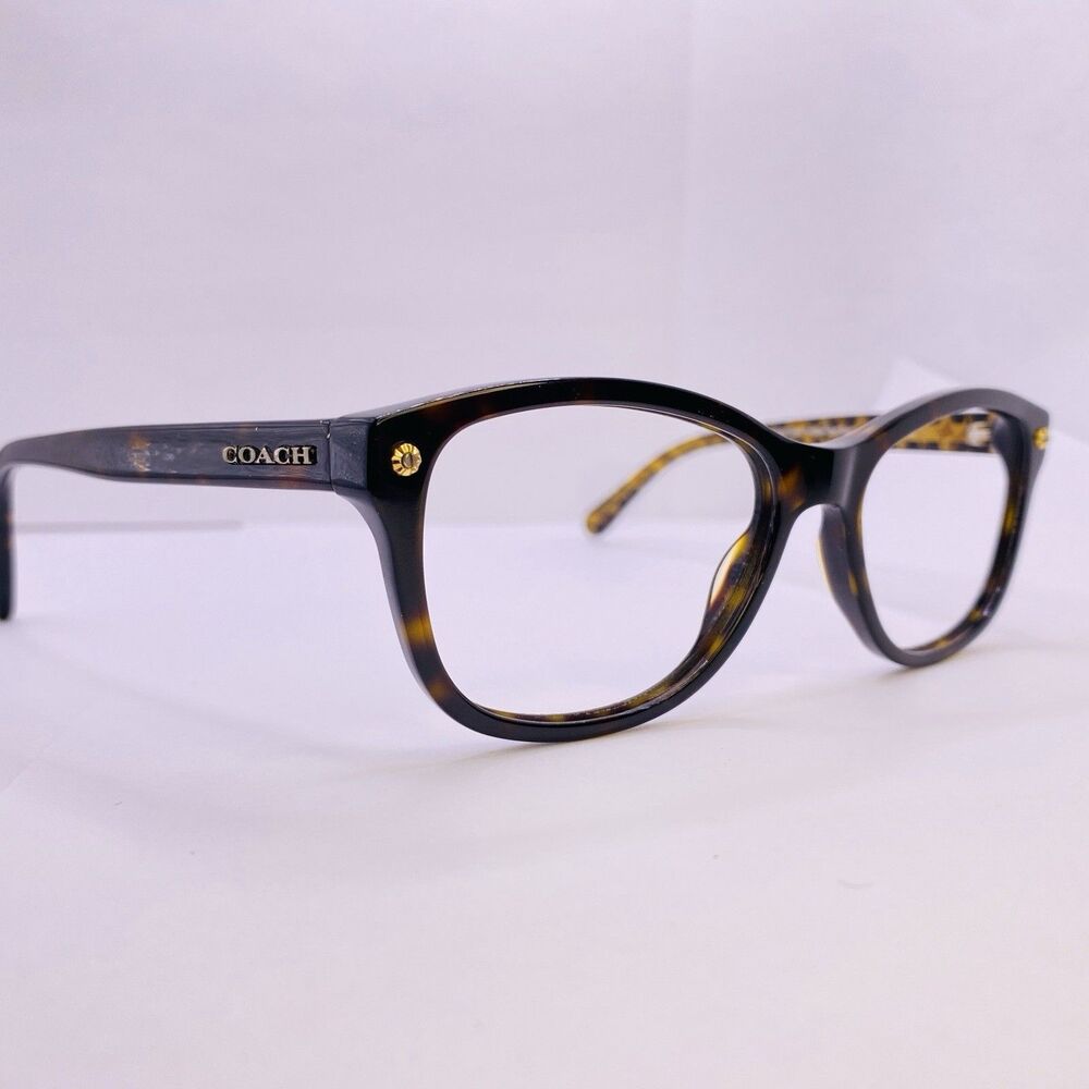 Coach Eyeglasses Sunglasses HC 6095 5394 Dark Tortoise Gold Sig 52 [] 16 135